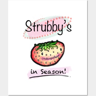 Strubby's Strawberries Posters and Art